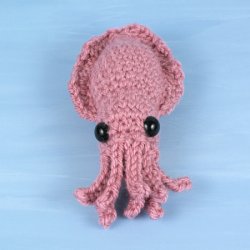 (image for) Baby Cephalopods 2: Cuttlefish & Nautilus crochet patterns