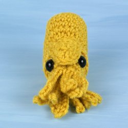 (image for) Baby Cephalopods 2: Cuttlefish & Nautilus crochet patterns