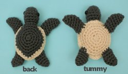 Baby Sea Turtle Collection: FOUR amigurumi crochet patterns