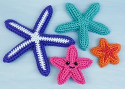 (image for) Starfish Collection: FOUR crochet patterns