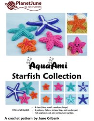 (image for) Starfish Collection: FOUR crochet patterns