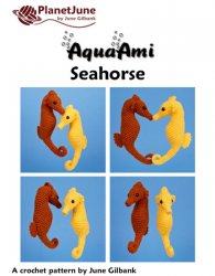 Seahorse amigurumi crochet pattern
