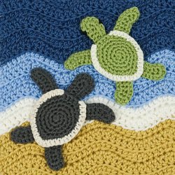 (image for) Baby Sea Turtle Applique crochet pattern