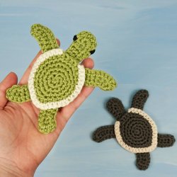 (image for) Baby Sea Turtle Applique crochet pattern