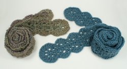 (image for) Scalloped Scarf DONATIONWARE crochet pattern