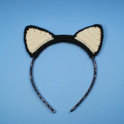 (image for) Animal Ears crochet pattern (for hairbands and hats)