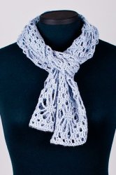 Diamond Flowers Scarf Wrap crochet pattern