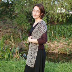 Banded Lace Wrap crochet pattern