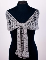 Banded Lace Wrap crochet pattern