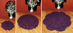 (image for) Chunky Elegance Rug Trio crochet pattern