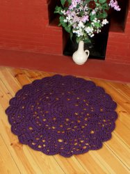 Chunky Elegance Rug Trio crochet pattern