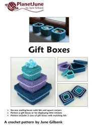 Gift Boxes crochet pattern