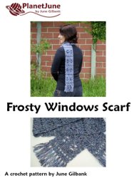 (image for) Frosty Windows Scarf DONATIONWARE crochet pattern