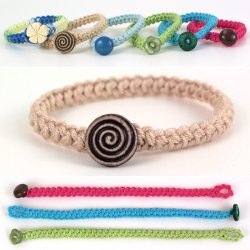 Crochet Braid Bracelet DONATIONWARE crochet pattern