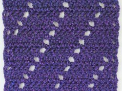 Leaning Ladders Scarf DONATIONWARE crochet pattern