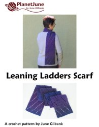 (image for) Leaning Ladders Scarf DONATIONWARE crochet pattern