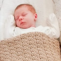 (image for) Twist-Trim Baby Blanket crochet pattern