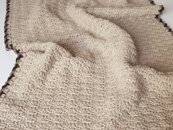 (image for) Twist-Trim Baby Blanket crochet pattern