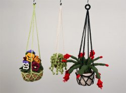 Crochet Plant Hanger DONATIONWARE crochet pattern