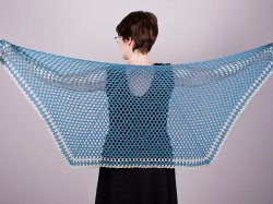 Half-Hexagon Shawl crochet pattern