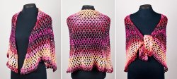 Half-Hexagon Shawl crochet pattern