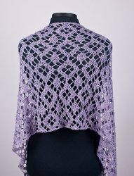 Diamond Lace Wrap crochet pattern