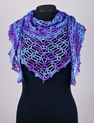 (image for) Sweetheart Lace Shawl crochet pattern