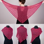 (image for) Sweetheart Lace Shawl crochet pattern