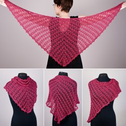 (image for) Sweetheart Lace Shawl crochet pattern