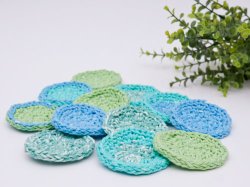 (image for) Eco-Friendly Cosmetic Rounds DONATIONWARE crochet pattern