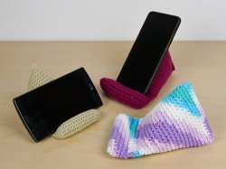 Crochet Phone Stand DONATIONWARE crochet pattern