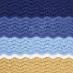 (image for) Turtle Beach Blanket (Classic Blue Version) afghan crochet pattern