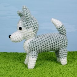 (image for) AmiDogs Husky amigurumi crochet pattern