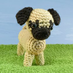 AmiDogs Pug amigurumi crochet pattern