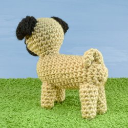 AmiDogs Pug amigurumi crochet pattern