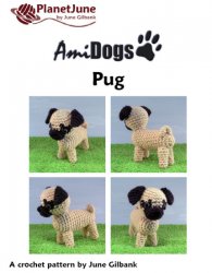 (image for) AmiDogs Pug amigurumi crochet pattern
