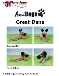 (image for) AmiDogs Great Dane amigurumi crochet pattern