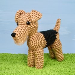 AmiDogs Airedale Terrier amigurumi crochet pattern