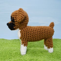 AmiDogs Boxer amigurumi crochet pattern