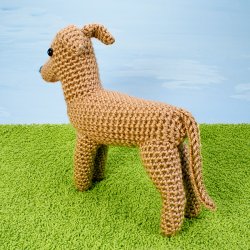 AmiDogs Greyhound (or Whippet) amigurumi crochet pattern