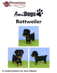 AmiDogs Rottweiler amigurumi crochet pattern