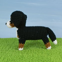 AmiDogs Bernese Mountain Dog amigurumi crochet pattern