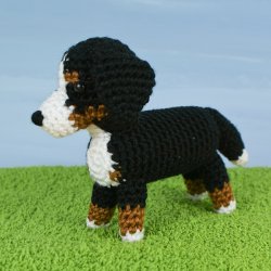 (image for) AmiDogs Bernese Mountain Dog amigurumi crochet pattern