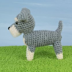 AmiDogs Miniature Schnauzer amigurumi crochet pattern