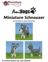 AmiDogs Miniature Schnauzer amigurumi crochet pattern