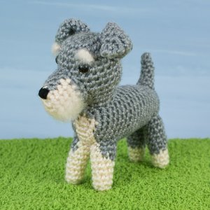 AmiDogs Miniature Schnauzer amigurumi crochet pattern