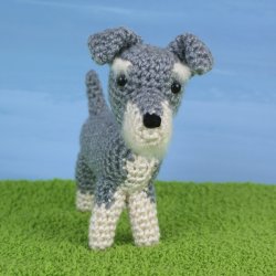 AmiDogs Miniature Schnauzer amigurumi crochet pattern