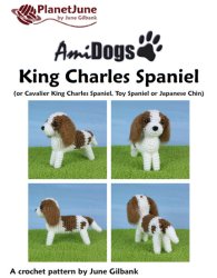 (image for) AmiDogs King Charles Spaniel amigurumi crochet pattern