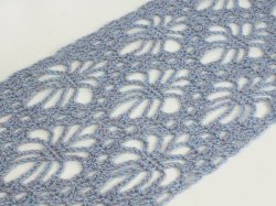 Diamond Flowers Scarf Wrap crochet pattern
