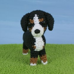 AmiDogs Bernese Mountain Dog amigurumi crochet pattern